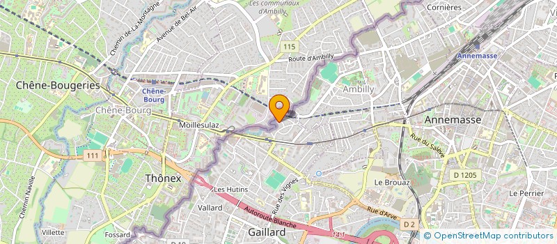 localisation de l'entreprise KAMAL à GAILLARD
