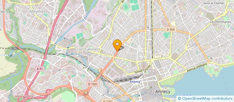 localisation de l'entreprise KAMALA 74 à ANNECY