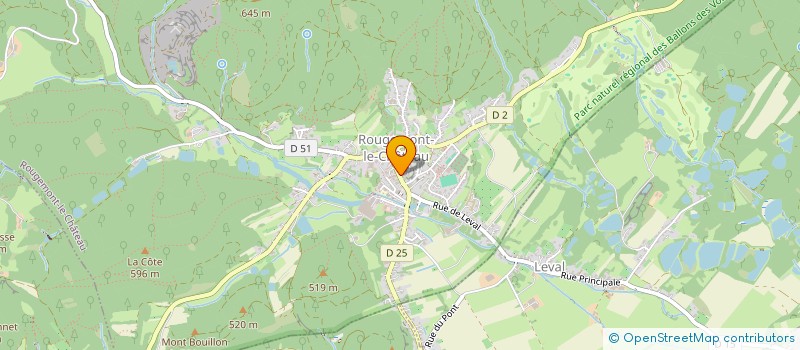 localisation de l'entreprise KAMALEON à ROUGEMONT-LE-CHATEAU