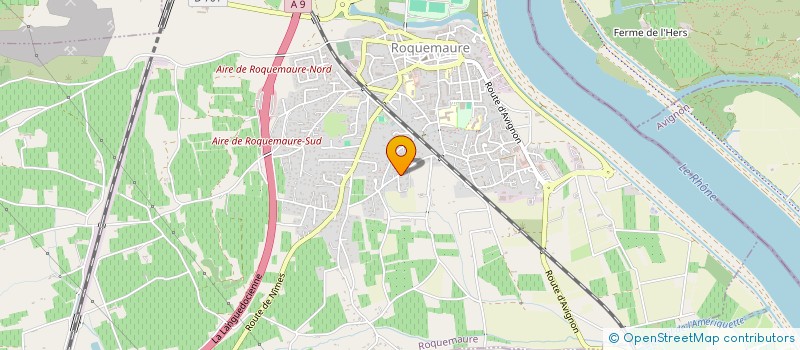 localisation de l'entreprise KAMALOU  ROQUEMAURE