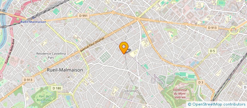 localisation de l'entreprise KAMALOU à RUEIL-MALMAISON