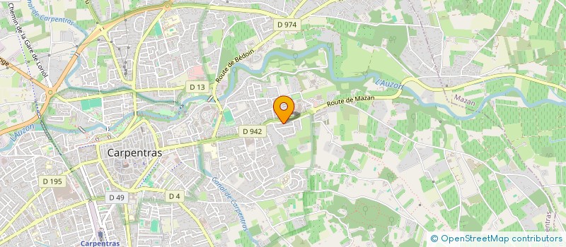 localisation de l'entreprise KAMAMA  CARPENTRAS