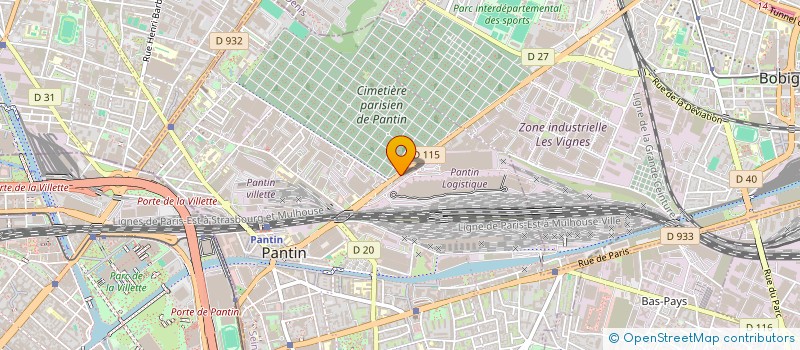 localisation de l'entreprise KAMAMOTO2  PANTIN