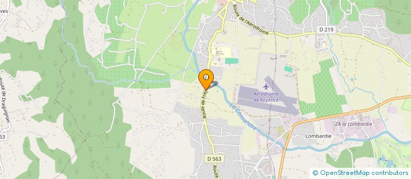 localisation de l'entreprise KAMANDRE  FAYENCE