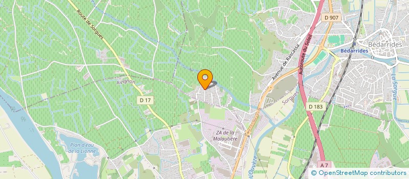 localisation de l'entreprise KAMANE  BEDARRIDES