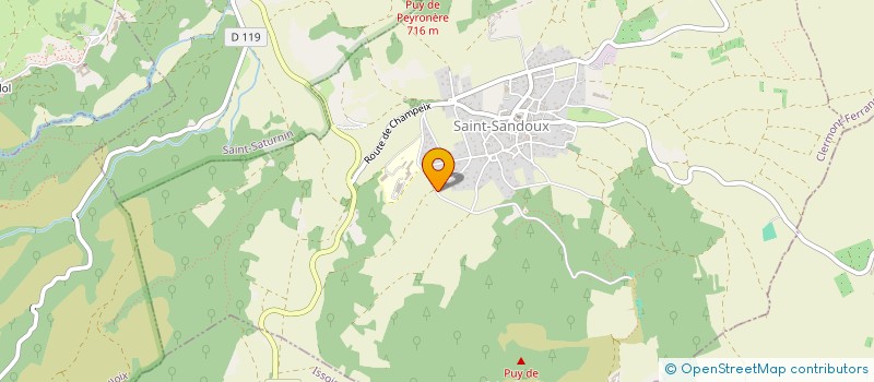 localisation de l'entreprise KAMANOLO  SAINT-SANDOUX