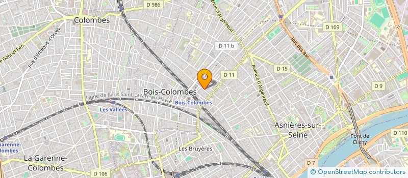 localisation de l'entreprise KAMAR à BOIS-COLOMBES