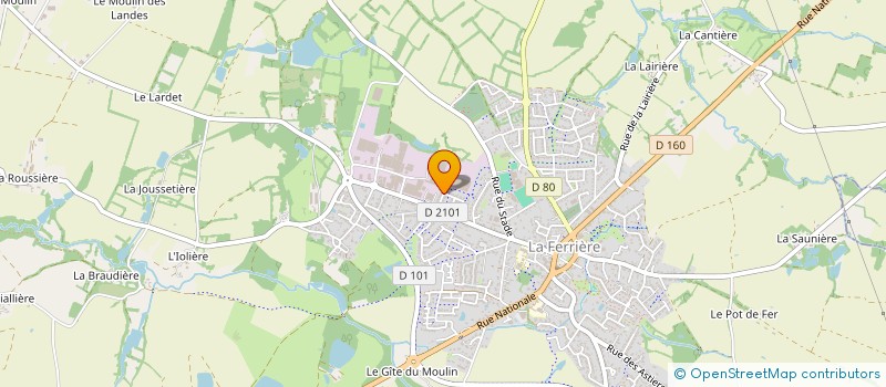 localisation de l'entreprise KAMARIS à LA FERRIERE