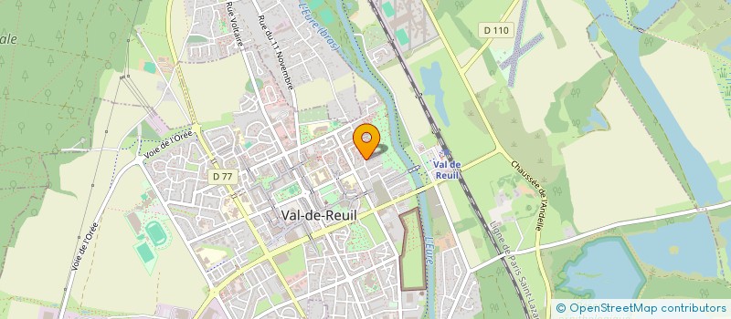 localisation de l'entreprise KAMAUR  VAL-DE-REUIL