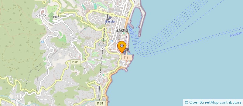 localisation de l'entreprise KAMAX à BASTIA