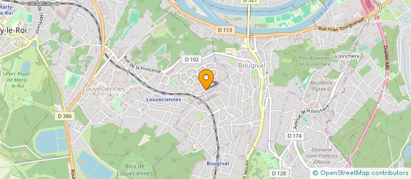 localisation de l'entreprise KAMAX CONSEILS  LOUVECIENNES