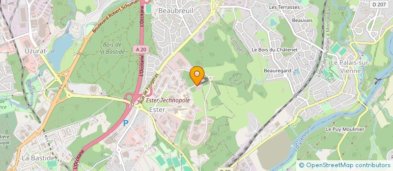 localisation de l'entreprise KAMAX INNOVATIVE SYSTEM à LIMOGES