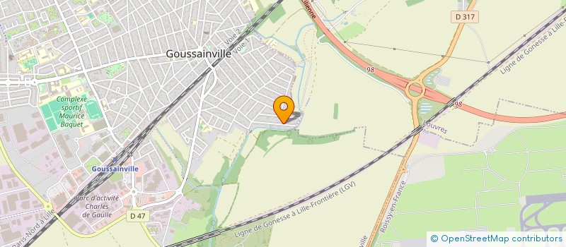 localisation de l'entreprise KAMBEN AUTOS  GOUSSAINVILLE