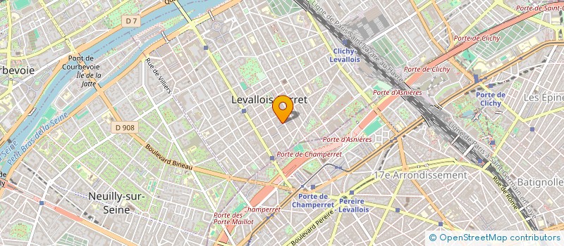 localisation de l'entreprise KAMBERRA à LEVALLOIS-PERRET