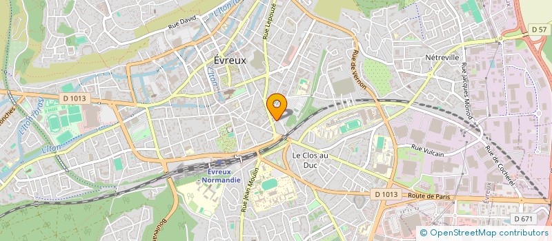 localisation de l'entreprise KAMBOUIS & KOMPAGNIE à EVREUX