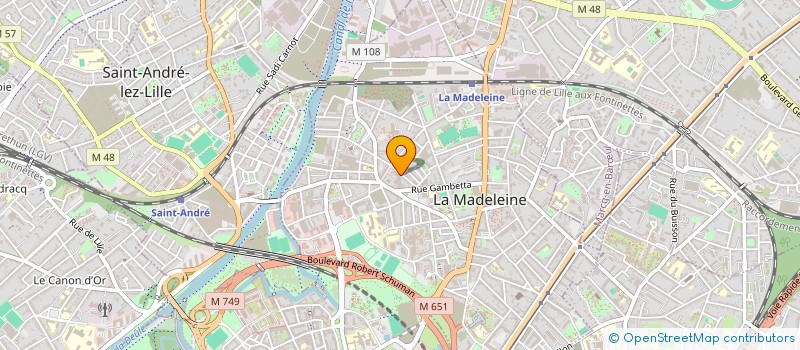localisation de l'entreprise KAMBYETT à LA MADELEINE