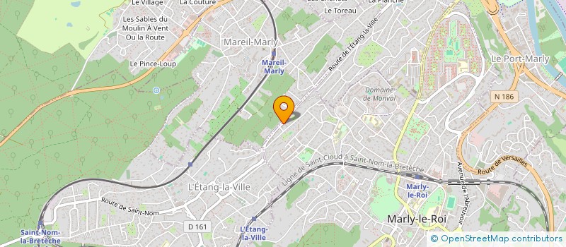 localisation de l'entreprise KAMDEM K  MARLY-LE-ROI