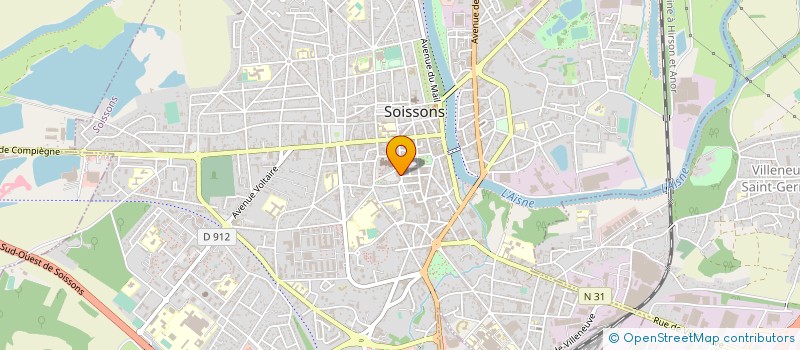 localisation de l'entreprise KAME SENNIN à SOISSONS