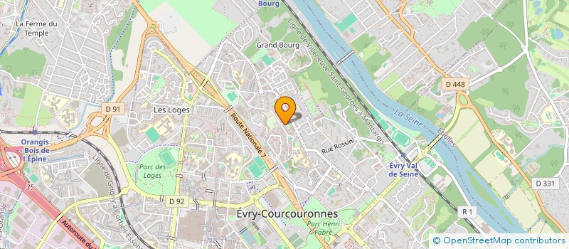 localisation de l'entreprise KAME SERVICES  EVRY-COURCOURONNES