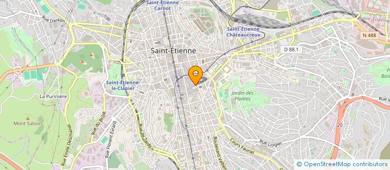localisation de l'entreprise KAMEASHOP à SAINT-ETIENNE