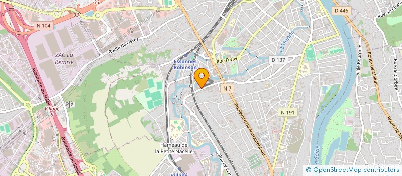 localisation de l'entreprise KAMEHA VIDEO à CORBEIL-ESSONNES