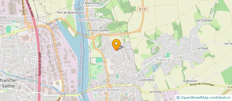 localisation de l'entreprise KAMEHAMEHA à JASSANS-RIOTTIER