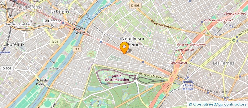 localisation de l'entreprise KAMEL à NEUILLY-SUR-SEINE