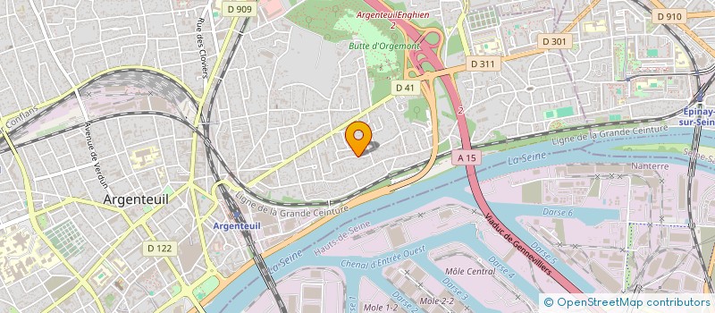 localisation de l'entreprise KAMEL GOUDJIL  ARGENTEUIL