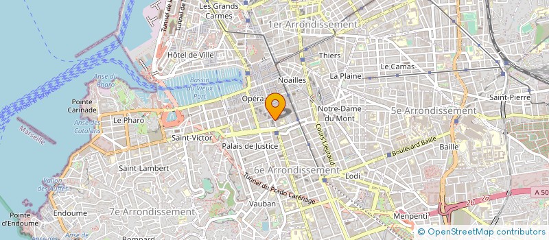 localisation de l'entreprise KAMEL MOUSSAOUI à MARSEILLE