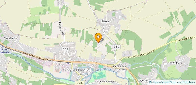 localisation de l'entreprise KAMELAD  CRECY-LA-CHAPELLE