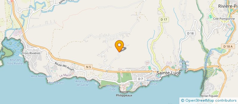 localisation de l'entreprise KAMELEON  SAINTE-LUCE