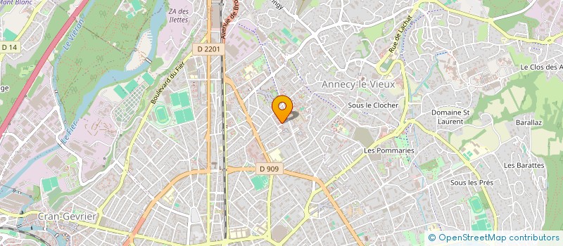 localisation de l'entreprise KAMELEON ANIMATION à ANNECY