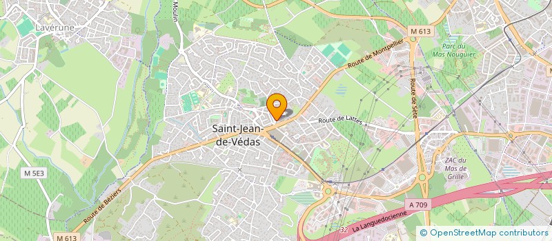 localisation de l'entreprise KAMELEON.COM à SAINT-JEAN-DE-VEDAS