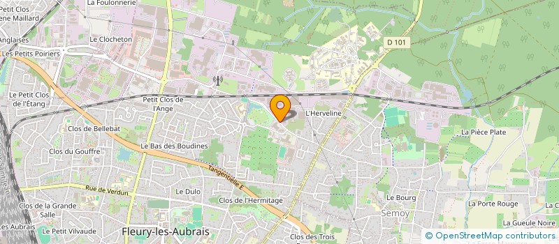 localisation de l'entreprise KAMELEONS PROD  FLEURY-LES-AUBRAIS