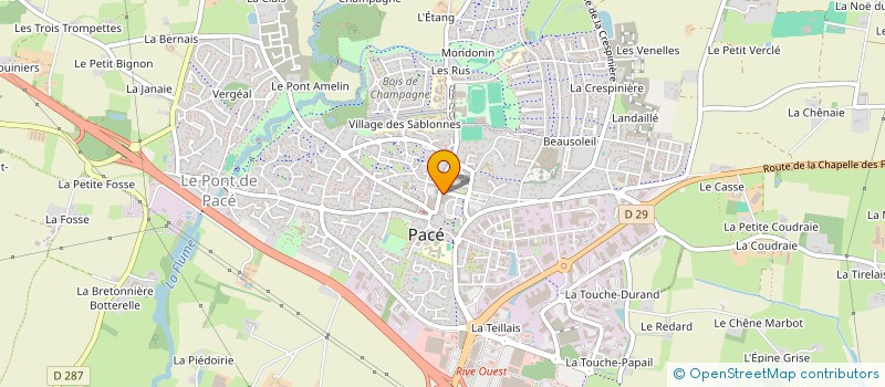 localisation de l'entreprise KAMELI  PACE