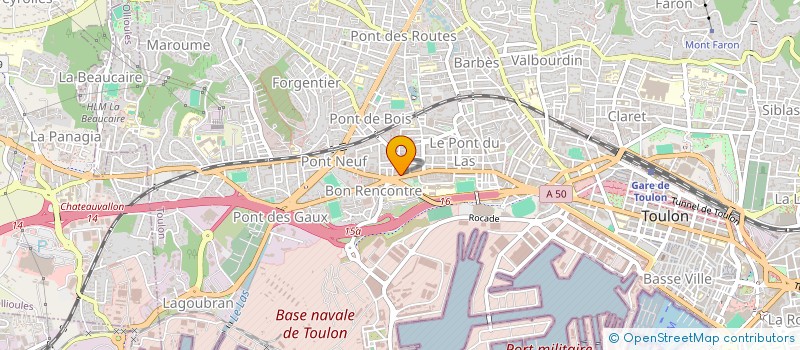 localisation de l'entreprise KAMELIA à TOULON