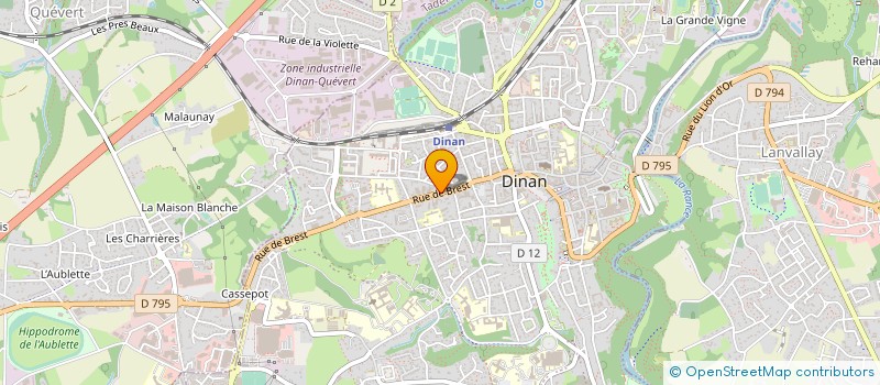 localisation de l'entreprise KAMELIA à DINAN
