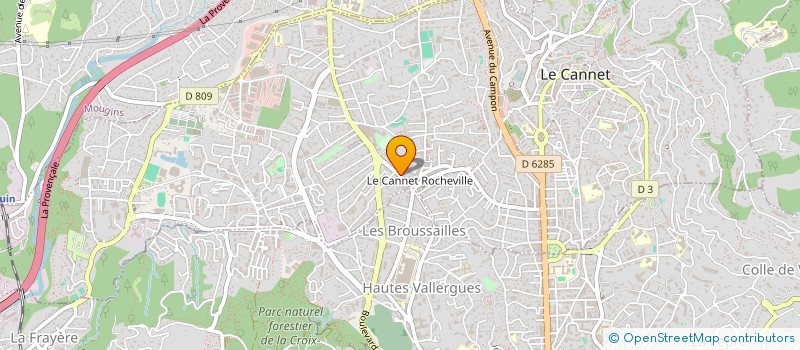 localisation de l'entreprise KAMELIA à LE CANNET