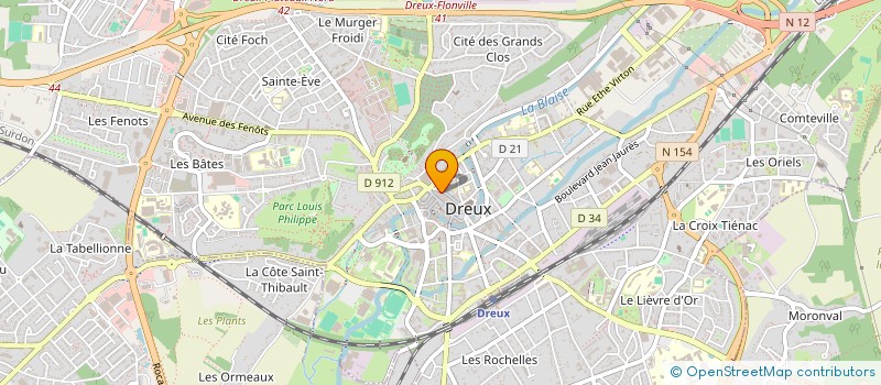localisation de l'entreprise KAMELIA à DREUX