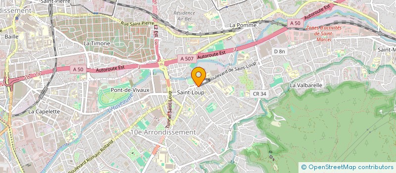 localisation de l'entreprise KAMELIA à MARSEILLE
