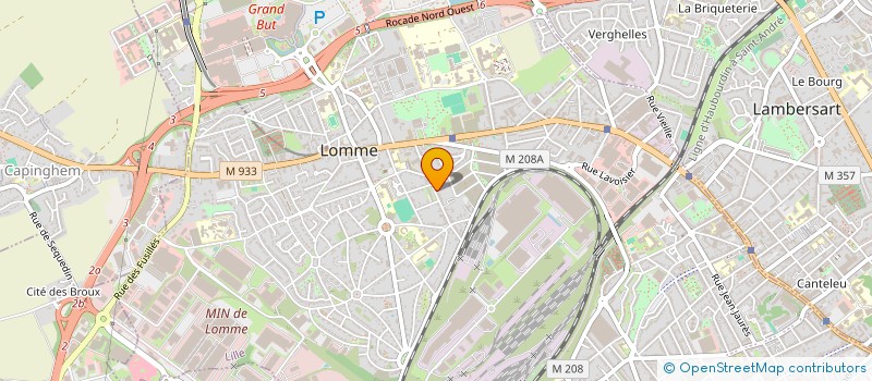 localisation de l'entreprise KAMELIA ASSOCIATION LILLOISE D'AIDE A LA SOLIDARITE à LILLE