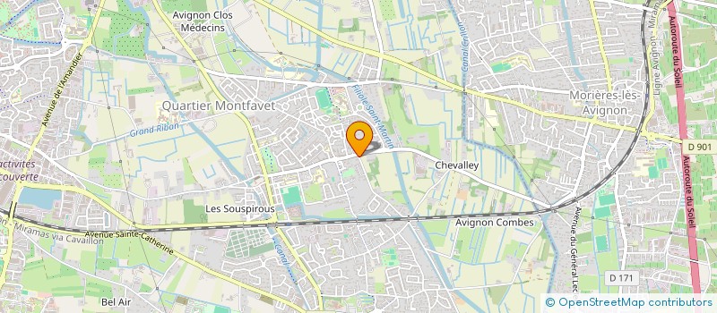 localisation de l'entreprise KAMELINE  AVIGNON