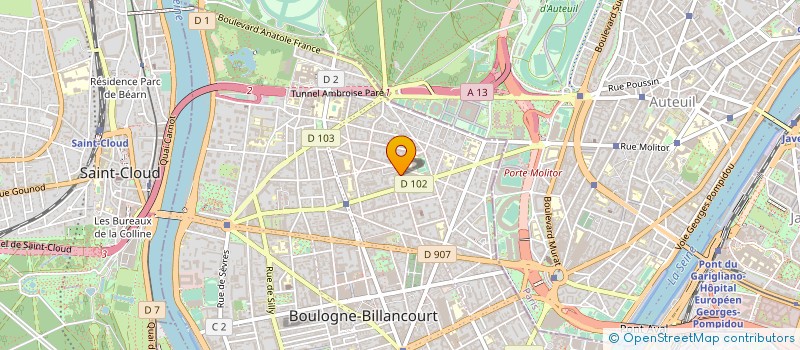 localisation de l'entreprise KAMELYS  BOULOGNE-BILLANCOURT