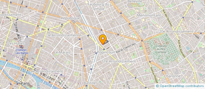 localisation de l'entreprise KAMEN à PARIS
