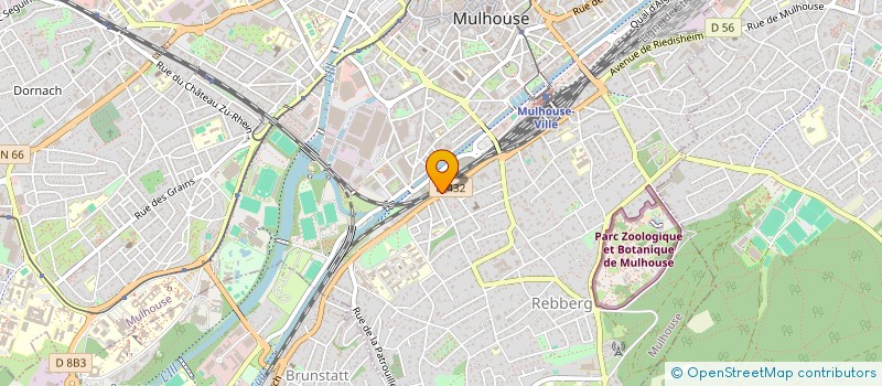 localisation de l'entreprise KAMEOSS SPORT  MULHOUSE