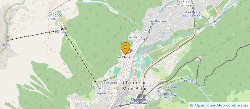 localisation de l'entreprise KAMEPI à CHAMONIX-MONT-BLANC