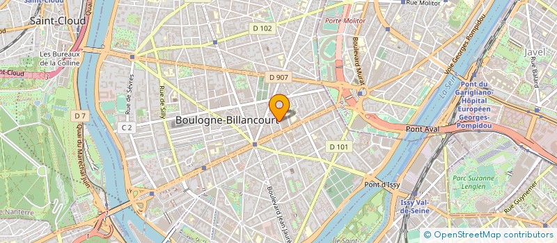 localisation de l'entreprise KAMERAM à BOULOGNE-BILLANCOURT