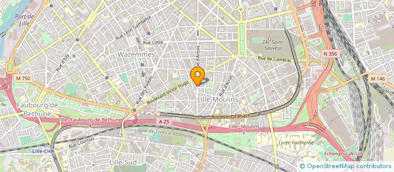 localisation de l'entreprise KAMI à LILLE