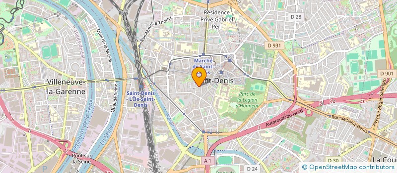 localisation de l'entreprise KAMICRO à SAINT-DENIS