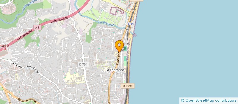 localisation de l'entreprise KAMICS à ANTIBES